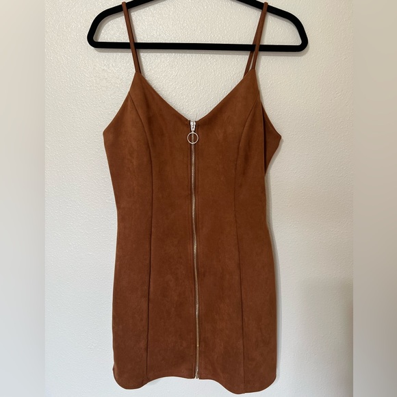 iris Dresses & Skirts - Faux Suede Mini Dress